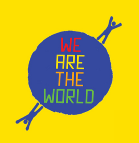 Logo projektu We are the world