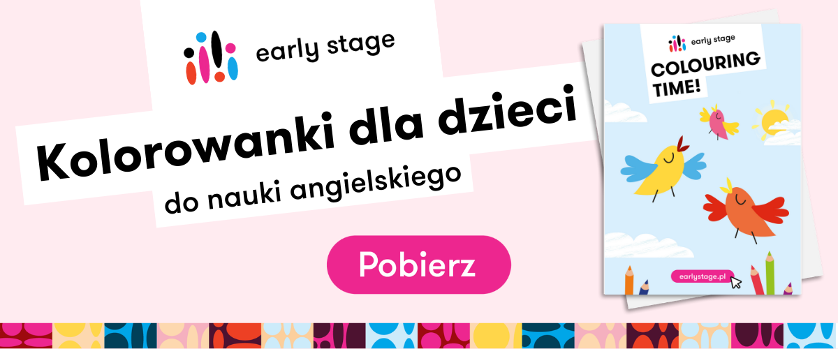 Pobierz kolorowanki dla dzieci do nauki angielskiego od Early Stage