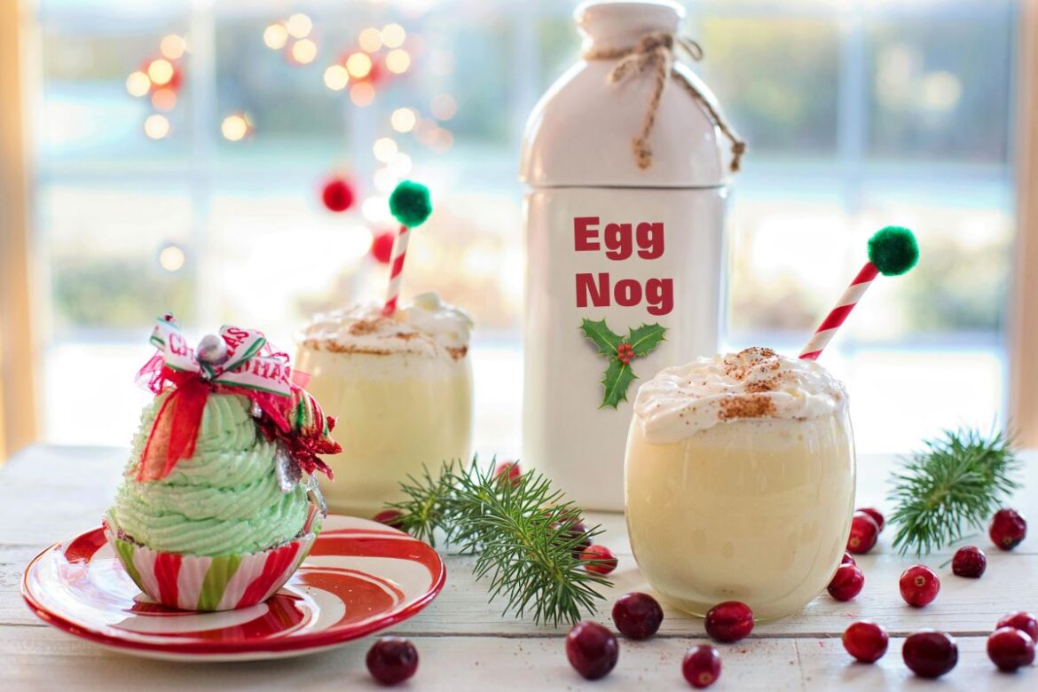 egg nog i inne symbole świąt po angielsku